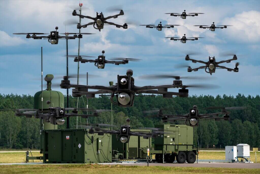 Drone in Swarm technology